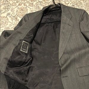 Dior Gray Sport Coat with Notched Lapels